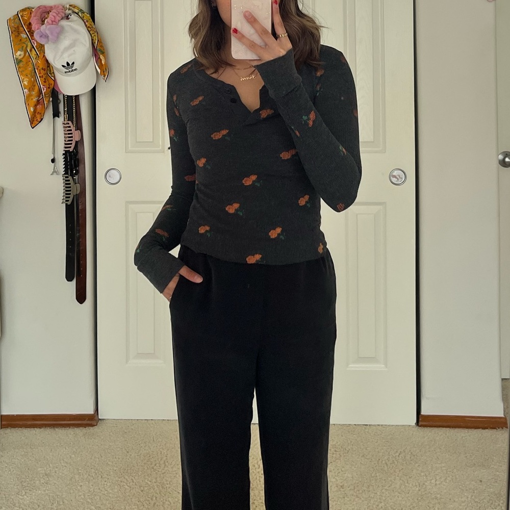 WILDFOX Fruit Pattern Long Sleeve